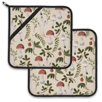 Vintage Mushroom Strawberry Set Of 2,HEAT Resistant Ove.... Fixed Price $15.19.