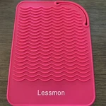 Heat Resistant Mat For Curling Irons Hair Straightener Flat Lessmon Pink. Fixed Price $10.99.