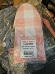 Design Imports CAMZ10536 Pink Buffalo Check Oven Mitt - Set Of 2. Fixed Price $13.00.