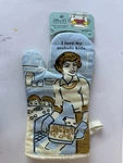 Blue Q Kitschy Oven Mitt Love My A$$hole Kids Retro 50 Pop Art Kitchen Tools. Fixed Price $9.00.