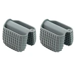Kalopro Mini Silicone Oven Mitts Set, Heat Insulation, Gray-square. Fixed Price $14.76.