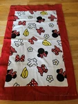 Disney Minnie Mouse Kitchen Towel Jerry Leigh 16" X 27" Red White 100% Cotton. Fixed Price $18.28.