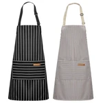 Syntus 2 Pack Kitchen Aprons, For Cooking With Pockets Women .... Fixed Price $16.45.