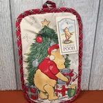 Vtg Disney Winnie The Pooh Christmas Pot Holder Holiday Kitchen Decor New. Fixed Price $12.95.