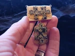 Handmade Utee Melting Pot Polymer Clay Pendant Puzzle Piece Autism Awareness. Fixed Price $9.99.