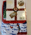 Chesapeake Bay Snowman Cardinals Christmas Pot Holder Oven Mitt Hand Towel Set. Fixed Price $15.99.