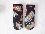 Beer Steins Pattern Pot Handle Holder-set Of 2 Handmade-pizazz Creations. Fixed Price $12.00.