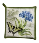Alice's Cottage Floral Butterfly Pot Holder Decorative Spring Backman New. Fixed Price $12.97.