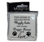 Refrigerator Ceramic Magnet(this Home Filled With Wriggly Butts) -new 24HR. Fixed Price $24.88.