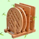 Bamboo Trivet Kitchen Hot Pads Natural Mat Set For. Fixed Price $28.31.