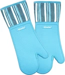 Alselo Oven Mitts Heat Resistant Silicone Kitchen Gloves Extra Long Sapphire. Fixed Price $20.26.