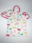 Cooksmart England Country Floral Cats 100% Cotton Twill Apron & Oven Mitt Set. Fixed Price $18.00.