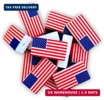 Lashicorn American Flag Silicone Focal Bead Set 12 Pack Patriotic Usa Bulk Who. Fixed Price $22.18.