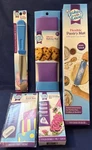 Baked W/love 5 Items- Decorate Kit- Frost Spatula-bake Mat-pastry & Tool Set. Fixed Price $15.99.