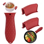 3 Pack Silicone Cast Iron Skillet Handle Cover Heat Resistant Pot Sleeve Grip. Fixed Price $13.99.