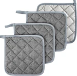 Pot For Kitchen - Maqihan 4 Pcs Cotton Set Hot Dark Grey. Fixed Price $11.69.