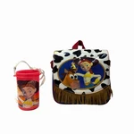 Vintage Disney Pixar Toy Story Jessie Bullseye Lunch Bag No Strap & Cup Top. Fixed Price $64.95.