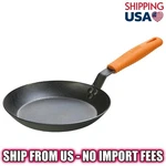 Lodge Seasoned Carbon Steel Skillet W Orange Handle Holder CRS10HH61. Fixed Price $34.76.