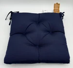 Tufted Patio Dining Chair Cushion 19X19 Pottery Barn Sunbrella Navy 6-PACK!. Fixed Price $149.99.