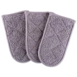 Set Of 3 Heat Resistant Terry Pan Handle Covers Gray Cotton Kitchen Essentials. Fixed Price $12.09.