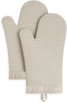 Kitchenaid Ribbed Soft Silicone Oven Mitt Set, 7"X13", Milkshake 2 Count. Fixed Price $20.50.