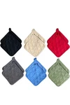 Kitchen Pot Holders Set Of 12 8X8 Inch Cooking Baking Oven Pad Table Trivet Mat. Fixed Price $16.99.