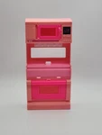 Vintage Barbie Doll Kitchen Set, So Much Do, Oven Stove Range Microwave, 1994. Fixed Price $12.99.