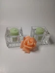 Vera Wang Candle Holder Fancy Stripes Crystal Votive, Beautiful Details. Fixed Price $44.99.