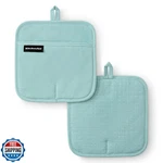 Kitchenaid Gourmet Series Gridlines Pot Holders 2-PACK Set, Heat Resistant Up. Fixed Price $34.99.