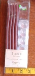Caspari Red Wax Taper Candles Set Of With 4 Holders, About 8.5 In. Fixed Price $12.00.