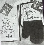 Disney Winnie The Pooh Kitchen Oven Mitts & Dish Towels Linen Set 4-PIECE **. Fixed Price $19.95.