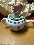 Hallmark Dr. Seuss Collection The Fish In 2001 Cat Hat Teapot 1E. Fixed Price $17.50.