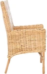 Home Collection Nancy Rattan Cushion Accent Chair Natural/white. Fixed Price $305.66.