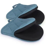 Short Oven Mitts, Heat Resistant 500 F, Silicone Grip Kitchen Gloves, Non-s. Fixed Price $16.53.