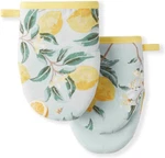 Lemon Whimsy Mini Oven Mitt 2-PACK Set, Yellow, 5.5"X8". Fixed Price $17.95.