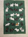 Irish Linen Ulster Weavers Ireland Tea Towel Scottie Dog Terrier 28 X 18 New. Fixed Price $15.00.