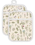 Swooflia 100% Cotton Pot Holders 2 Pack Set For Kitchen With Pockets - Cute 4.... Fixed Price $17.09.