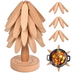 Wooden Trivets For Hot Dishes Pots And Pans. Fixed Price $38.30.