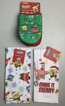 Spongebob Patrick Christmas Kitchen Lot Dish Towels Pot Holders New. Fixed Price $30.00.