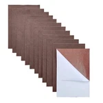 Jtnohx Self Adhesive Sheets, 11 Pieces Stiff Sticky Felt, Small, Brown. Fixed Price $8.61.