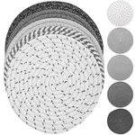Tidponra Trivet Mats Set For Hot Dishes, 5 Heat Resistant Pot Holders Gray. Fixed Price $14.76.