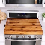 Tidita Acacia Wooden Stove Top Covers For Electric With Handles, Gas. Fixed Price $35.00.