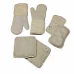 Gourmet Silicone 6-PIECE Kitchen Set 2 Oven Mitts Potholders Grabbers. Fixed Price $39.99.
