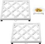 Jogreful 2 Pack Cast Iron Trivet Mats, Kitchen Pot Holders To Portect Table/coun. Fixed Price $33.72.