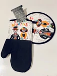 Best Brand Gourmet Club Heat Resistant Dis Los Muertos Oven Mitt & Potholder. Fixed Price $14.00.