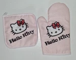Pink & White Striped Hello Kitty Kitchen Oven Mitt Pot Holder Cooking. Fixed Price $10.00.