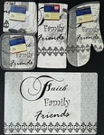 Kitchen Linen & Placemats Faith Family Friends Theme, Select: Item(s). Fixed Price $6.59.