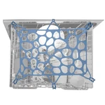 Silicone Dishwasher Net W/ 6 Adjustable Hooks, Basket For Baby Items. Fixed Price $25.97.