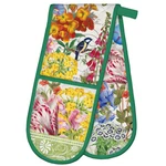 Michel Design Works Summer Garden Days Padded Double Oven Glove 33.5" X 7". Fixed Price $24.95.