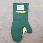 Tucker Burn Guard Heat Puppet Oven Mitt Medium Subway Nsf. Fixed Price $29.99.